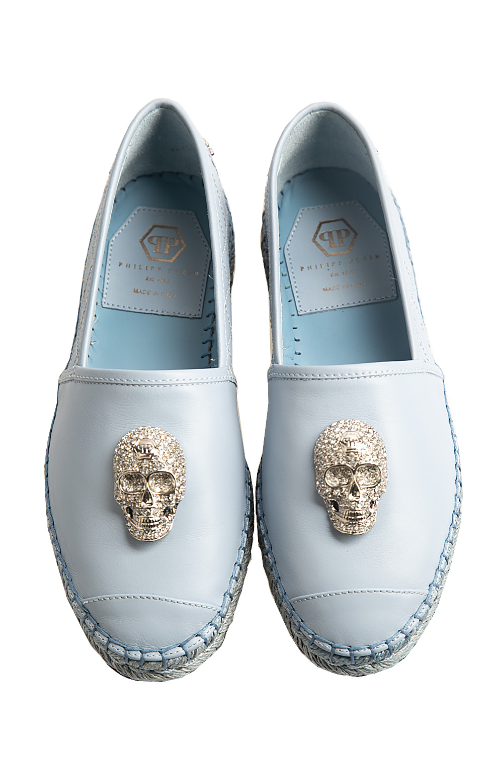 Кожаные эспадрильи