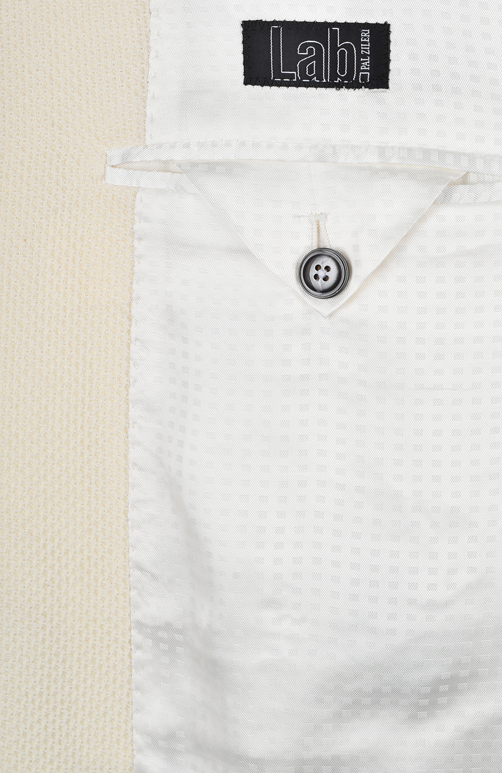 Однобортный пиджак из смеси шерсти и хлопка