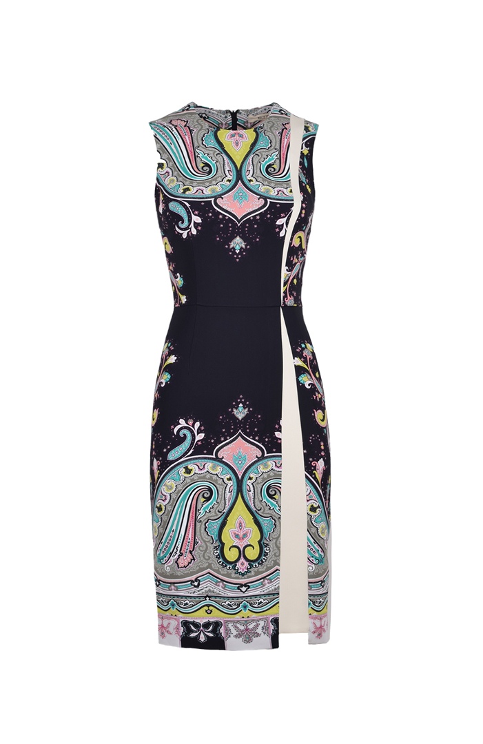 Платье - футляр с принтом