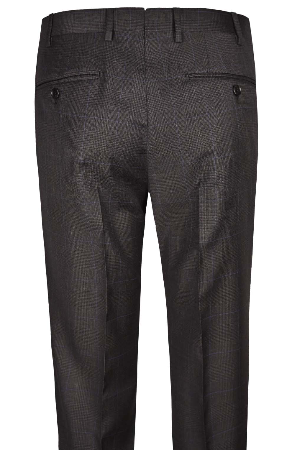 Шерстяные брюки в клетку