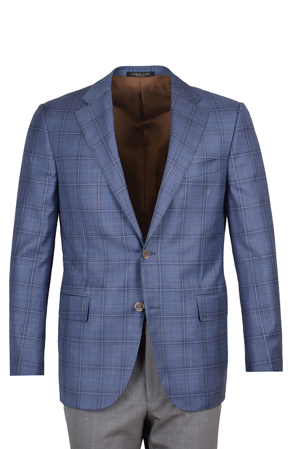 Однобортный пиджак из шерсти