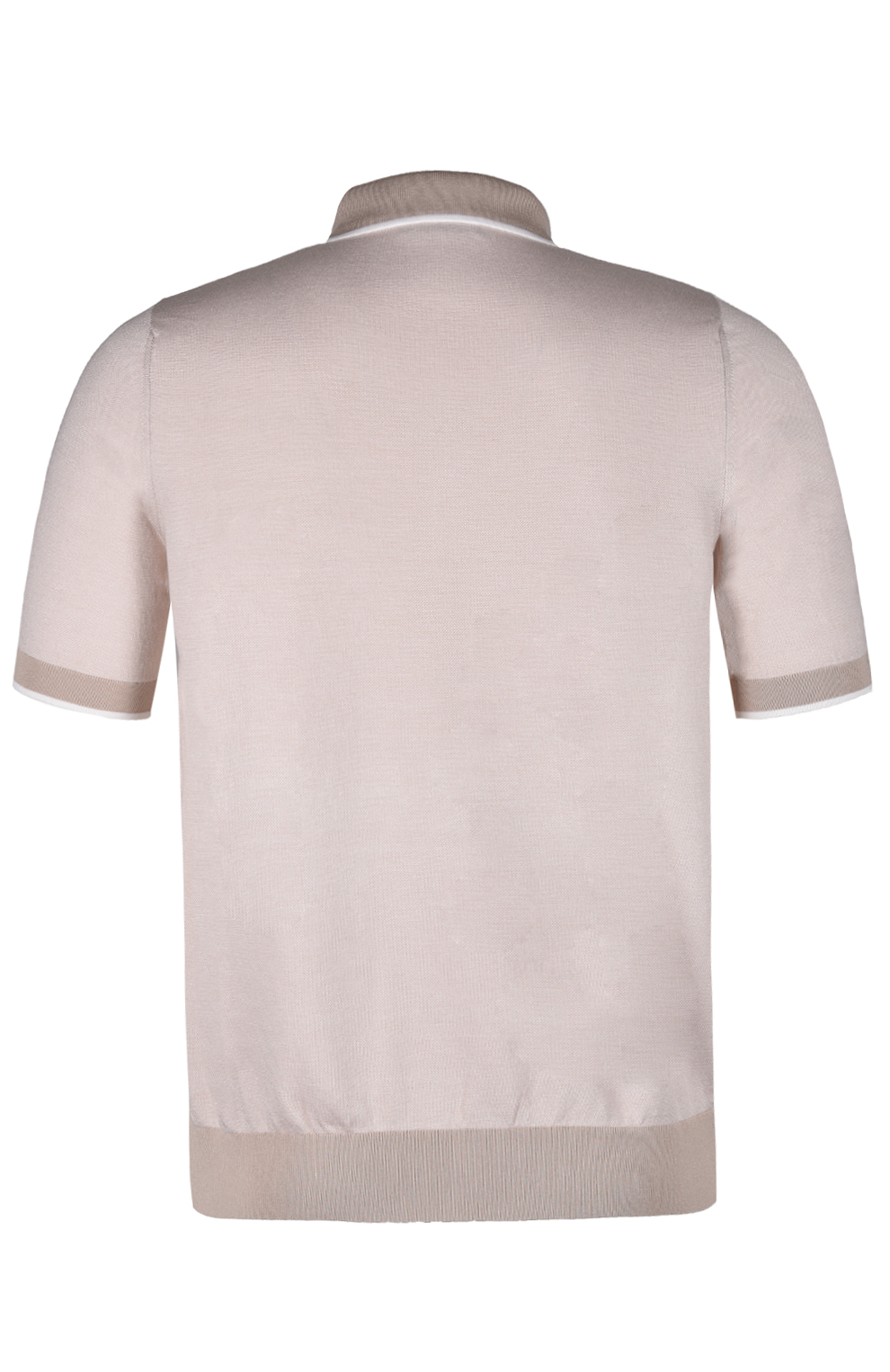 Поло из смеси шёлка и хлопка