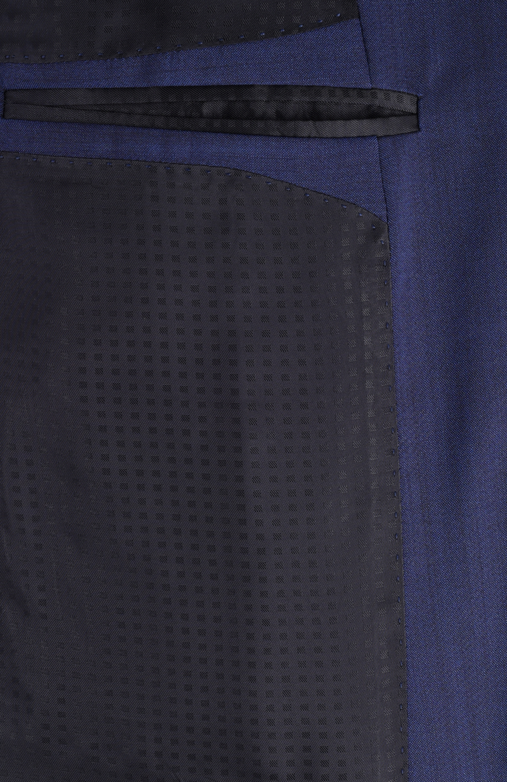 Шерстяной однобортный костюм