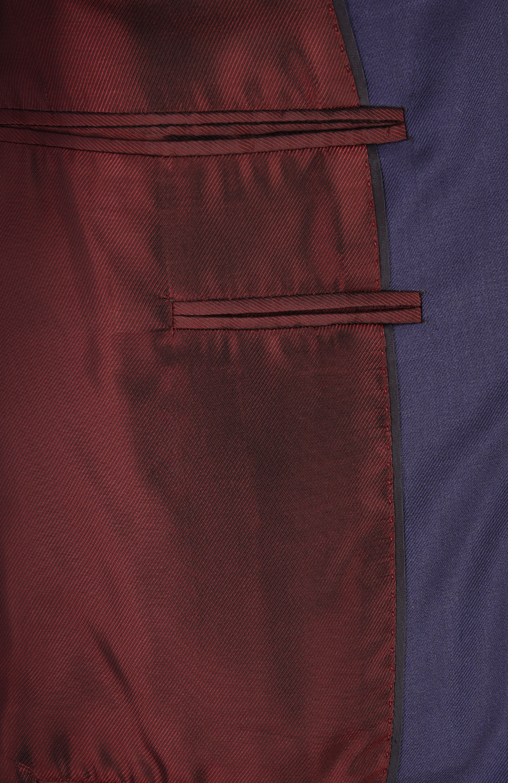 Шерстяной однобортный костюм