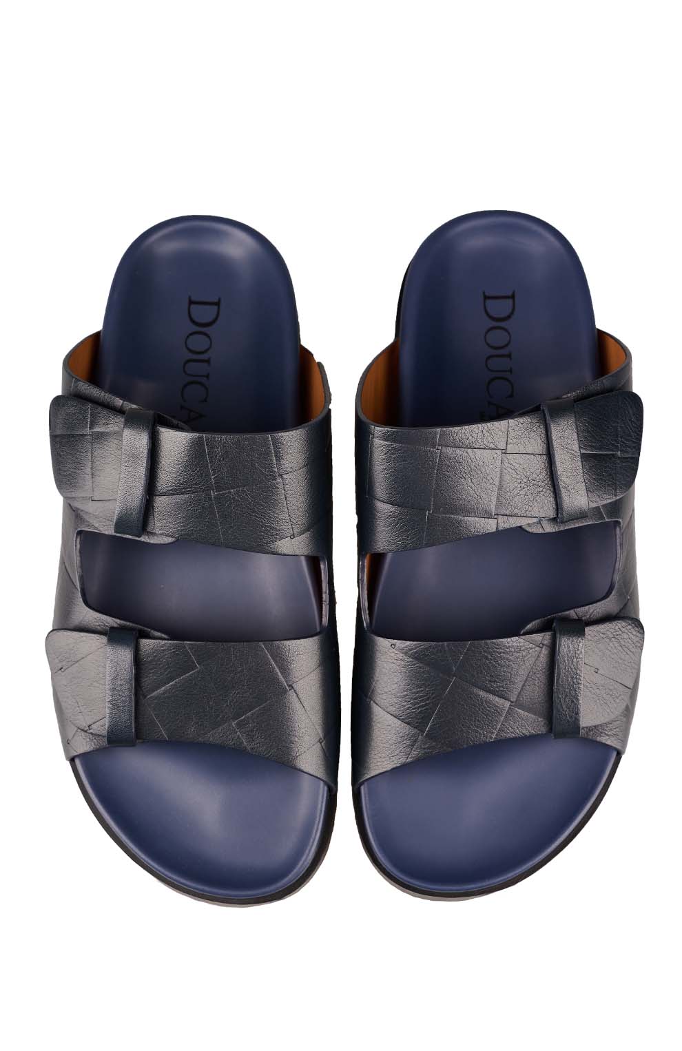 Кожаные шлепанцы