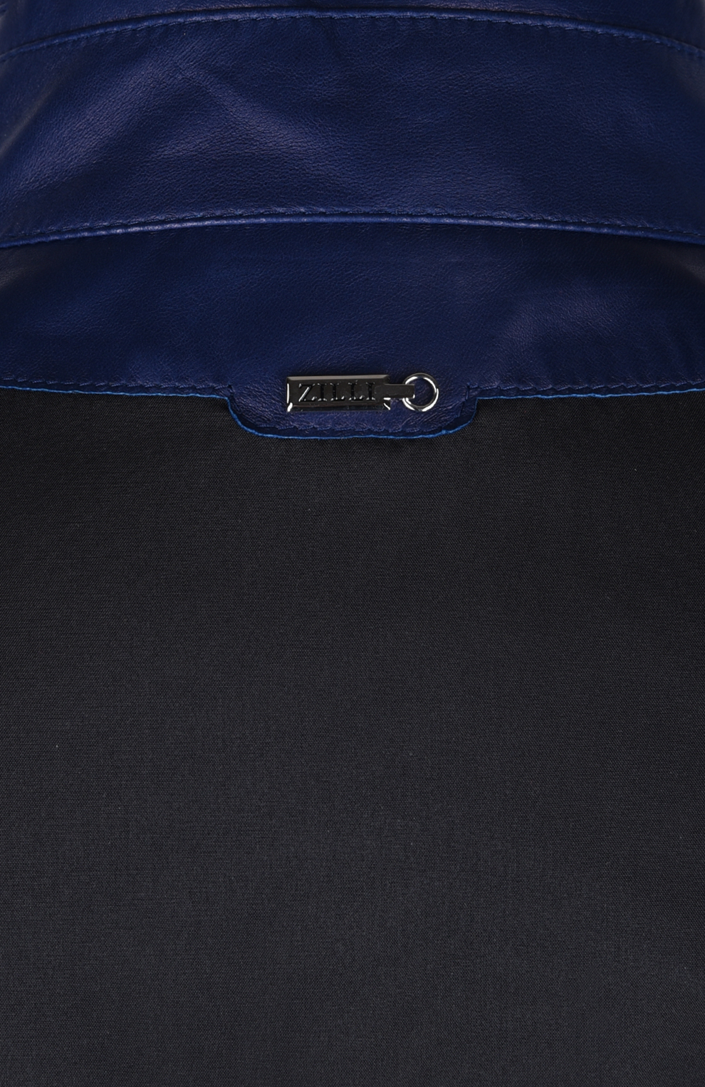 Куртка из кожи и шёлка