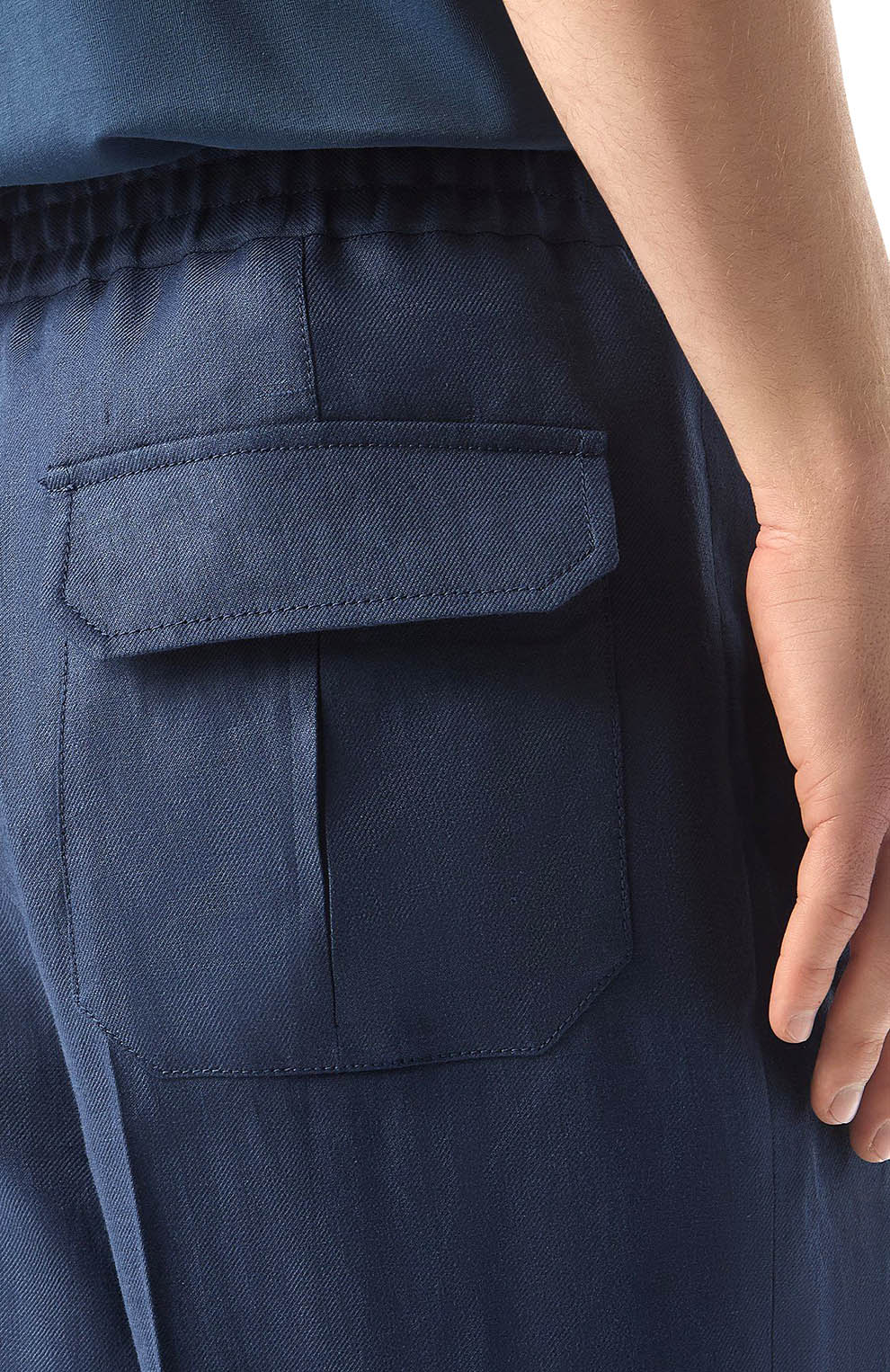 Шорты-бермуды из чистого льна