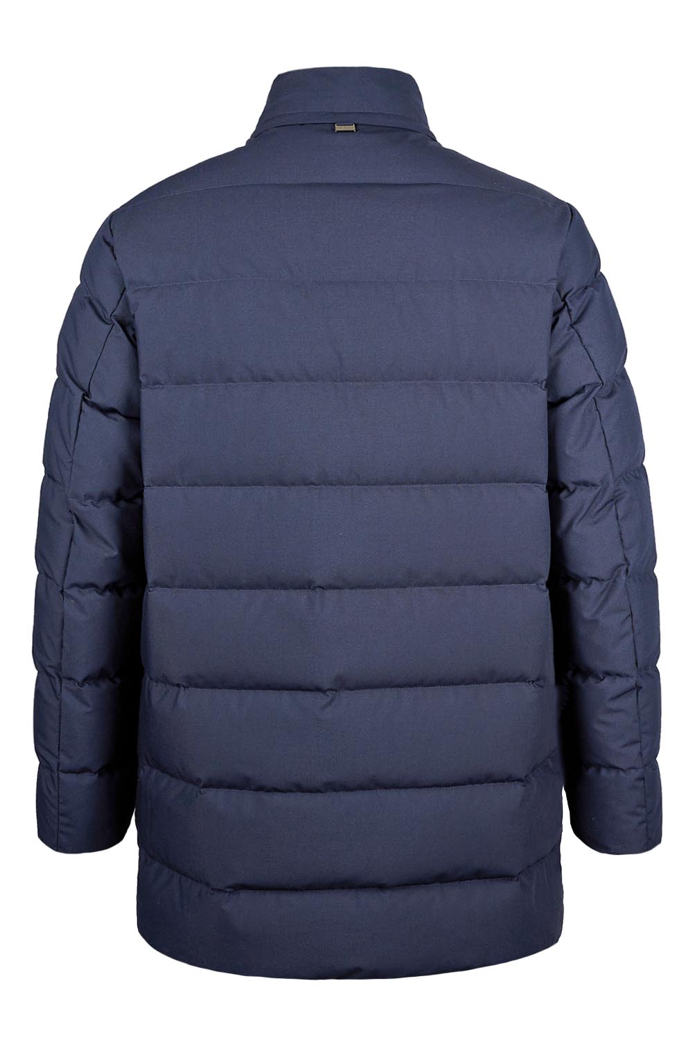 Пуховик с воротником-стойкой