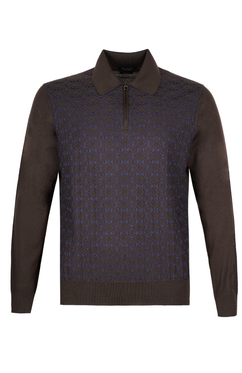 Поло из шерсти и шёлка