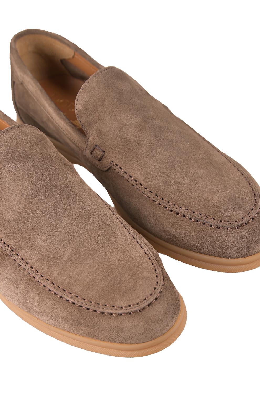 Замшевые лоферы