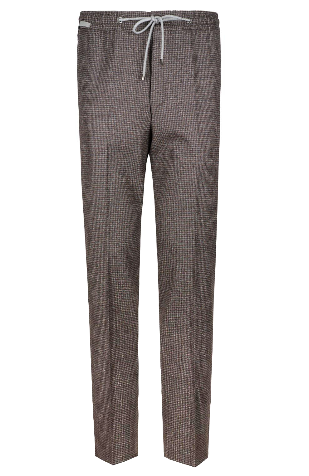 Шерстяные брюки в мелкую клетку