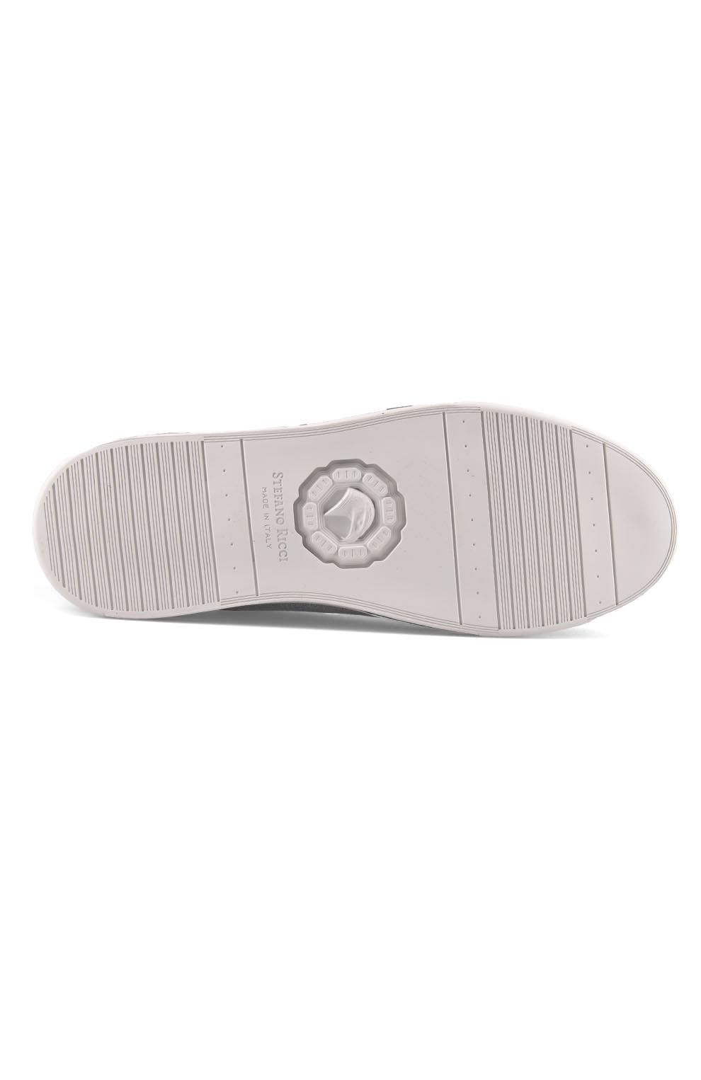 Комбинированные кеды из текстиля и замши