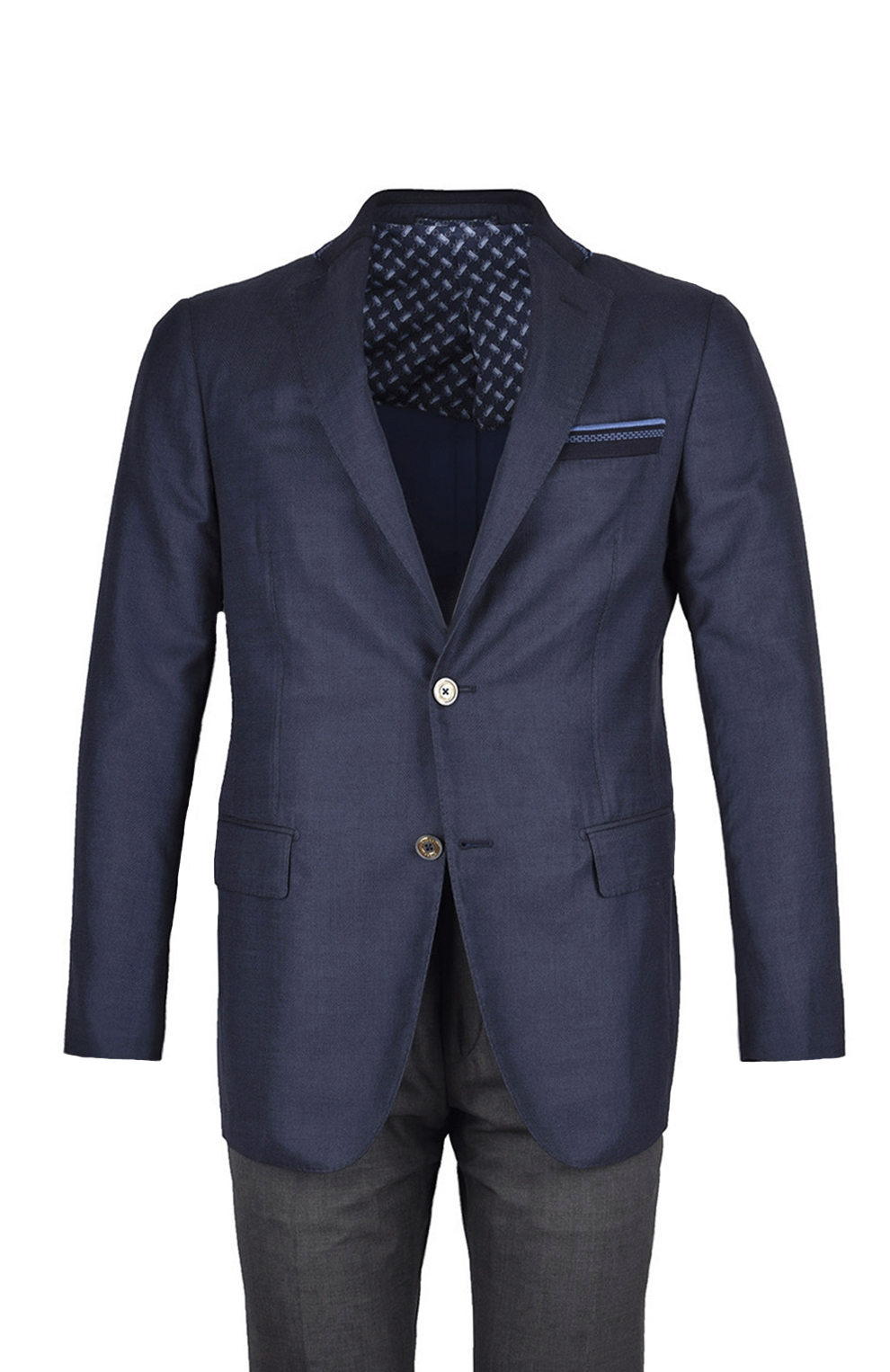 Пиджак из смеси шерсти, шелка и хлопка