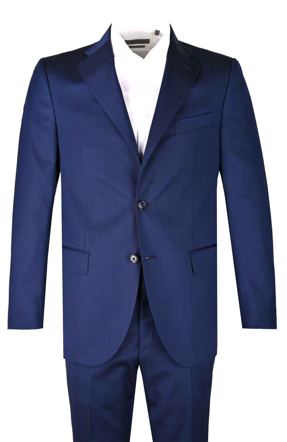 Шерстяной однобортный костюм