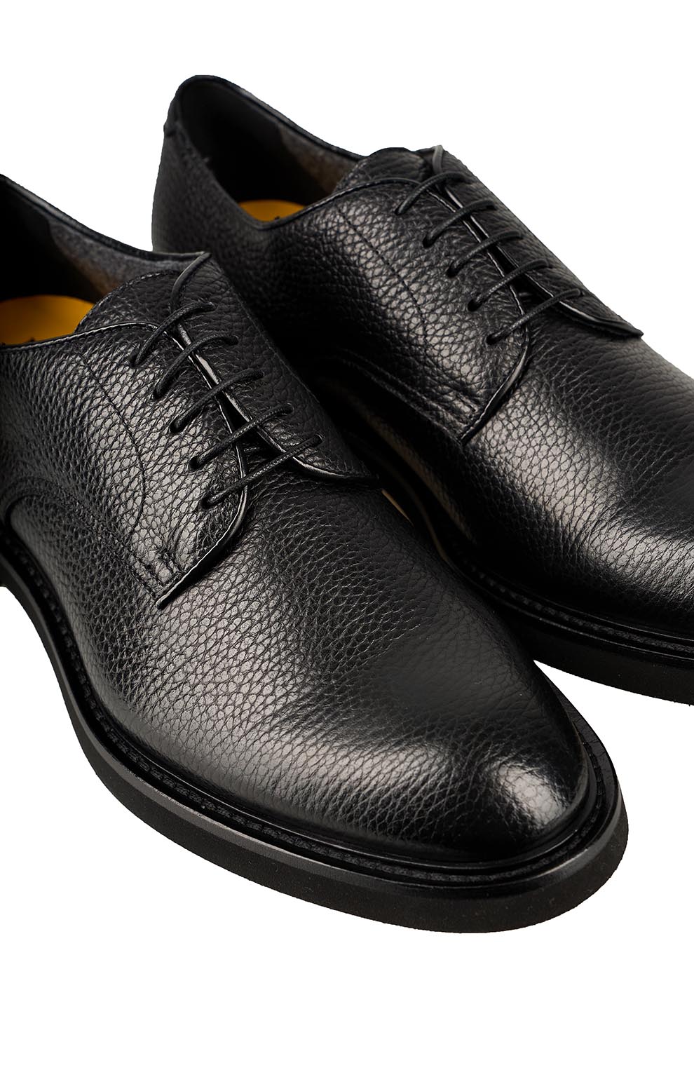 Дерби из зернистой кожи