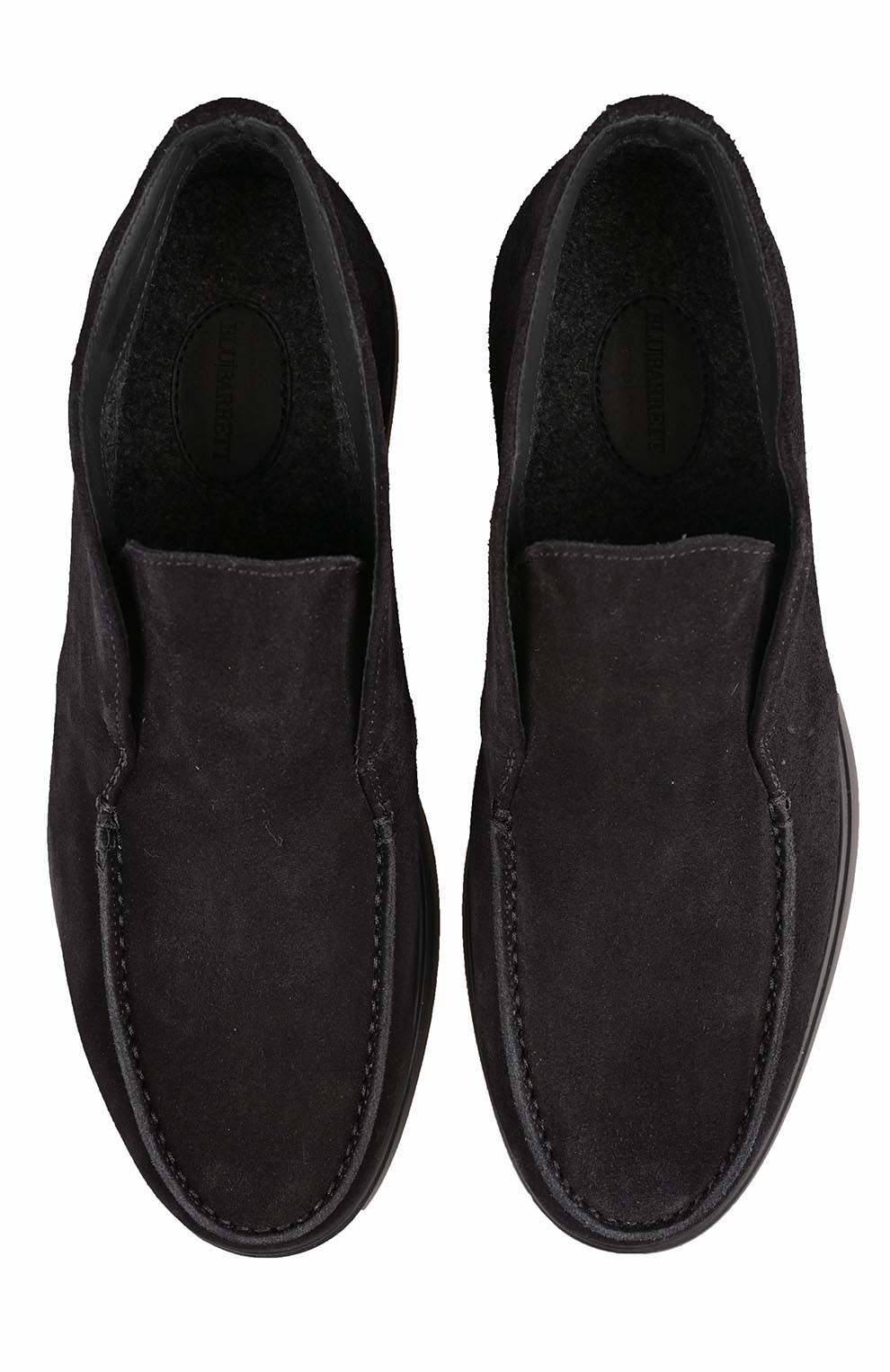 Замшевые ботинки с подкладкой из шерстяного текстиля