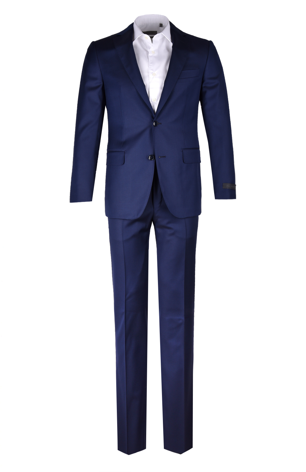 Шерстяной однобортный костюм