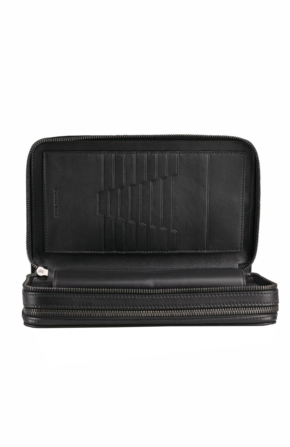 Борсетка с короткой ручкой из кожи с тисненым паттерном Asia