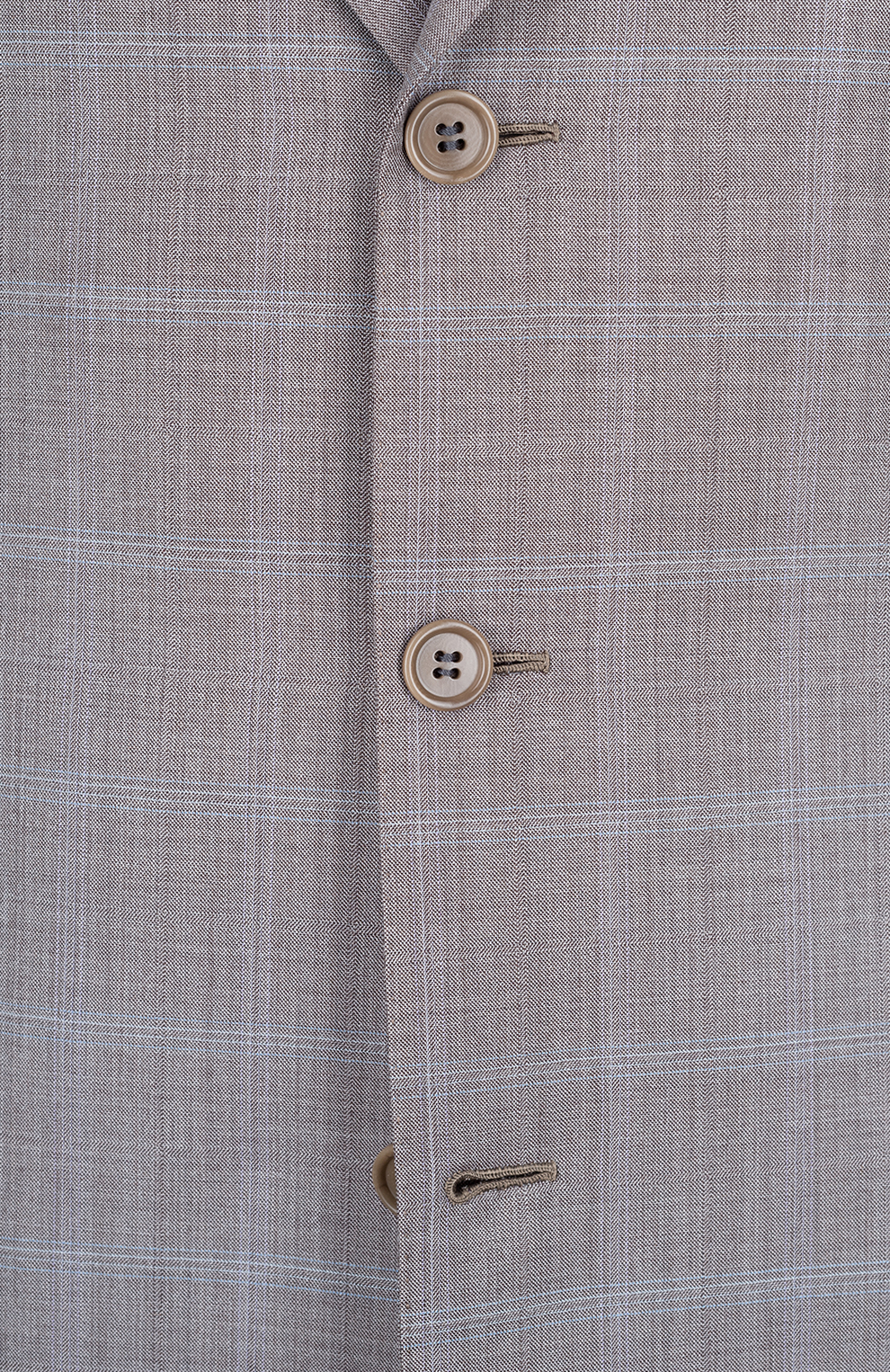 Однобортный костюм из смеси шерсти и шёлка