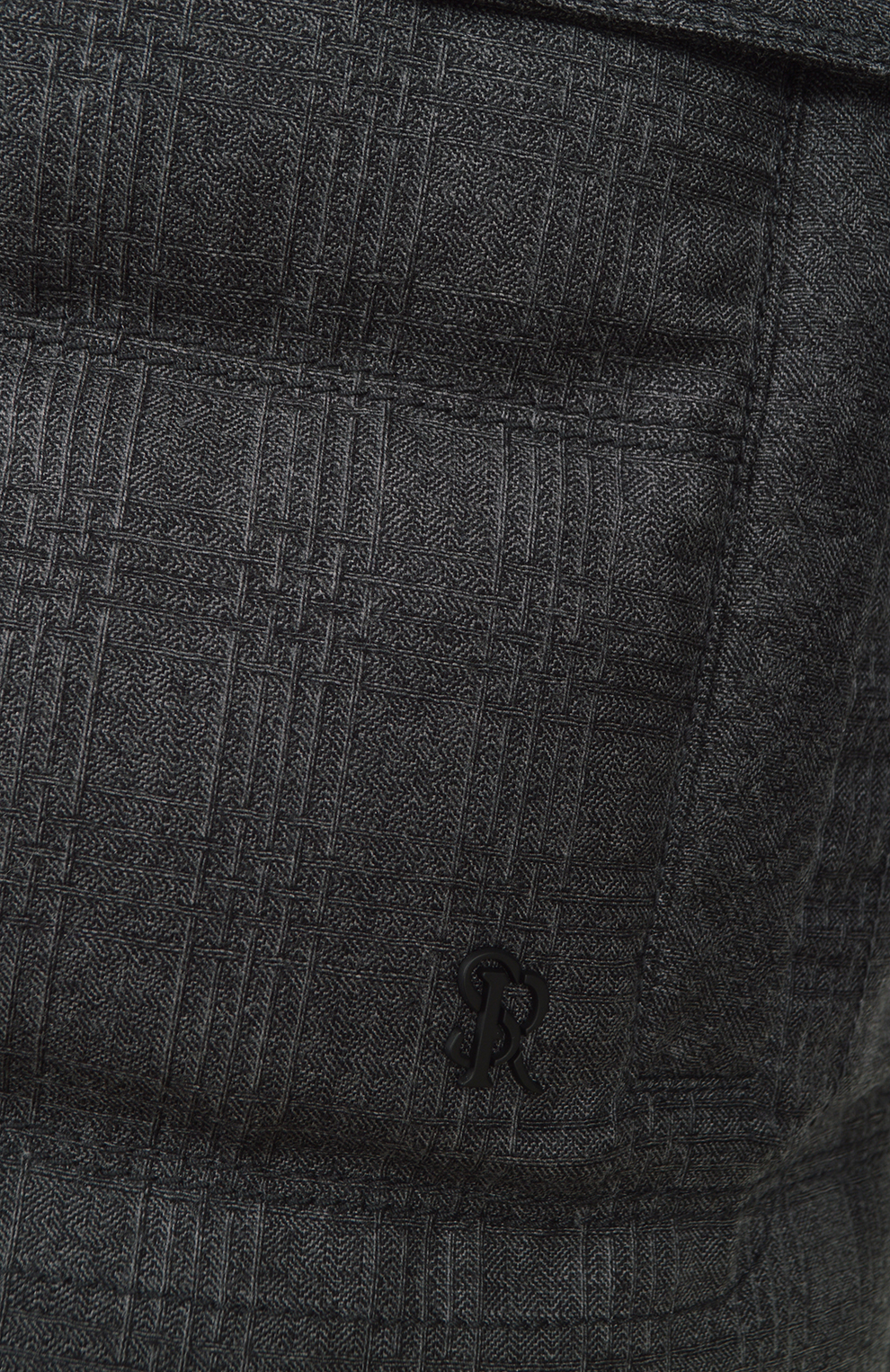 Пуховик из шерсти с отделкой из меха норки