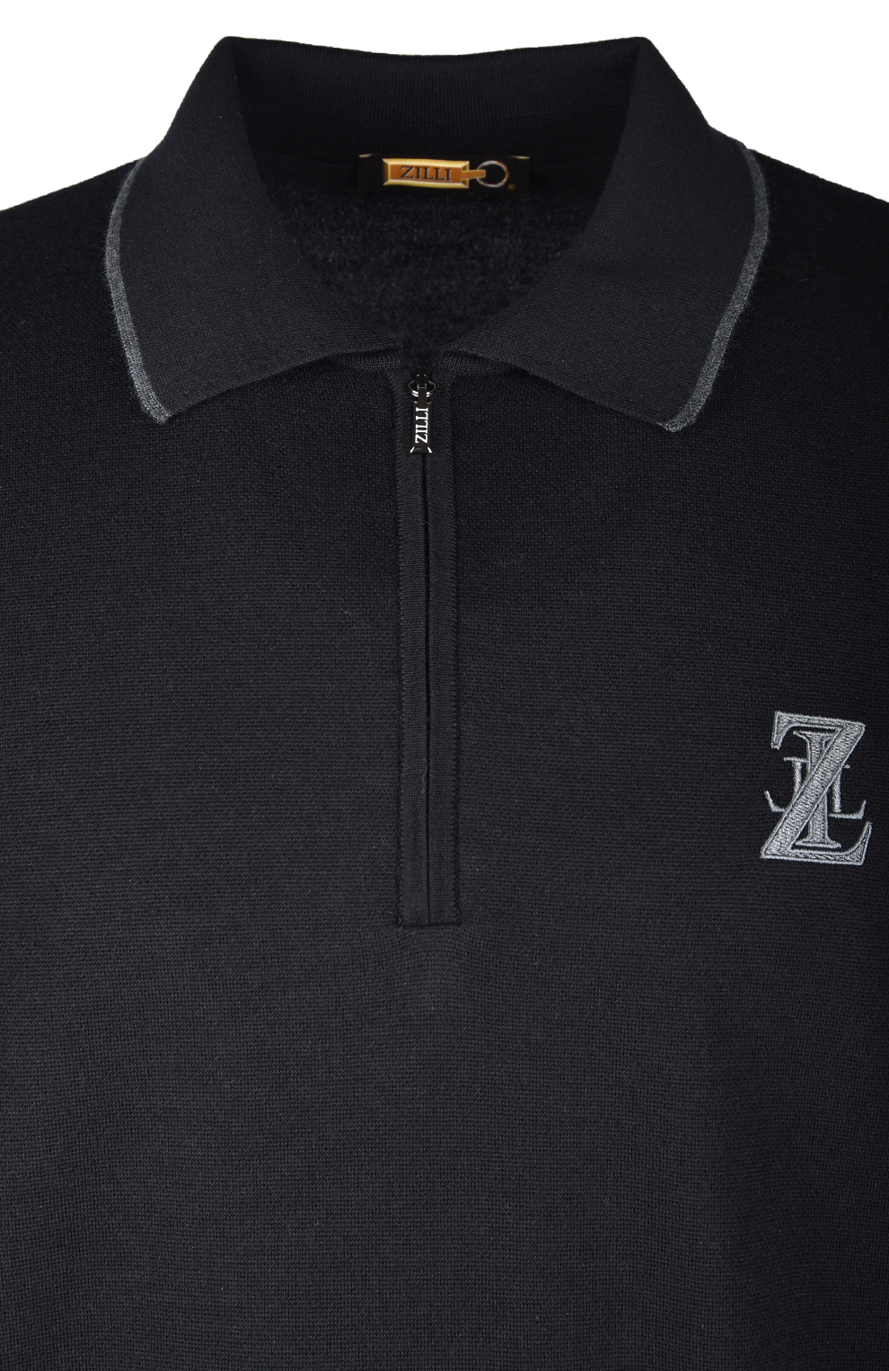 Поло из смеси кашемира и шёлка