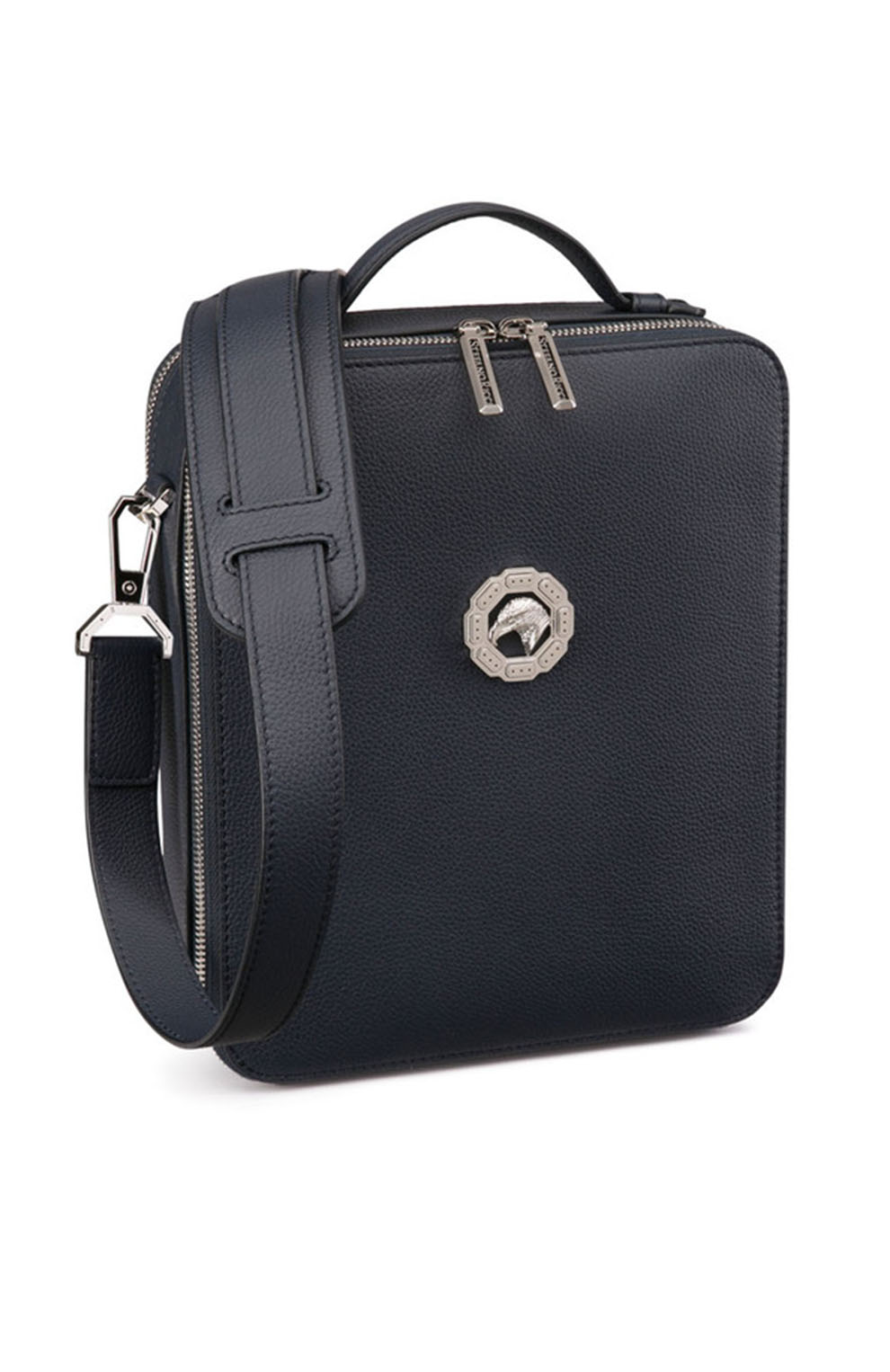 Сумка-мессенджер из кожи телёнка