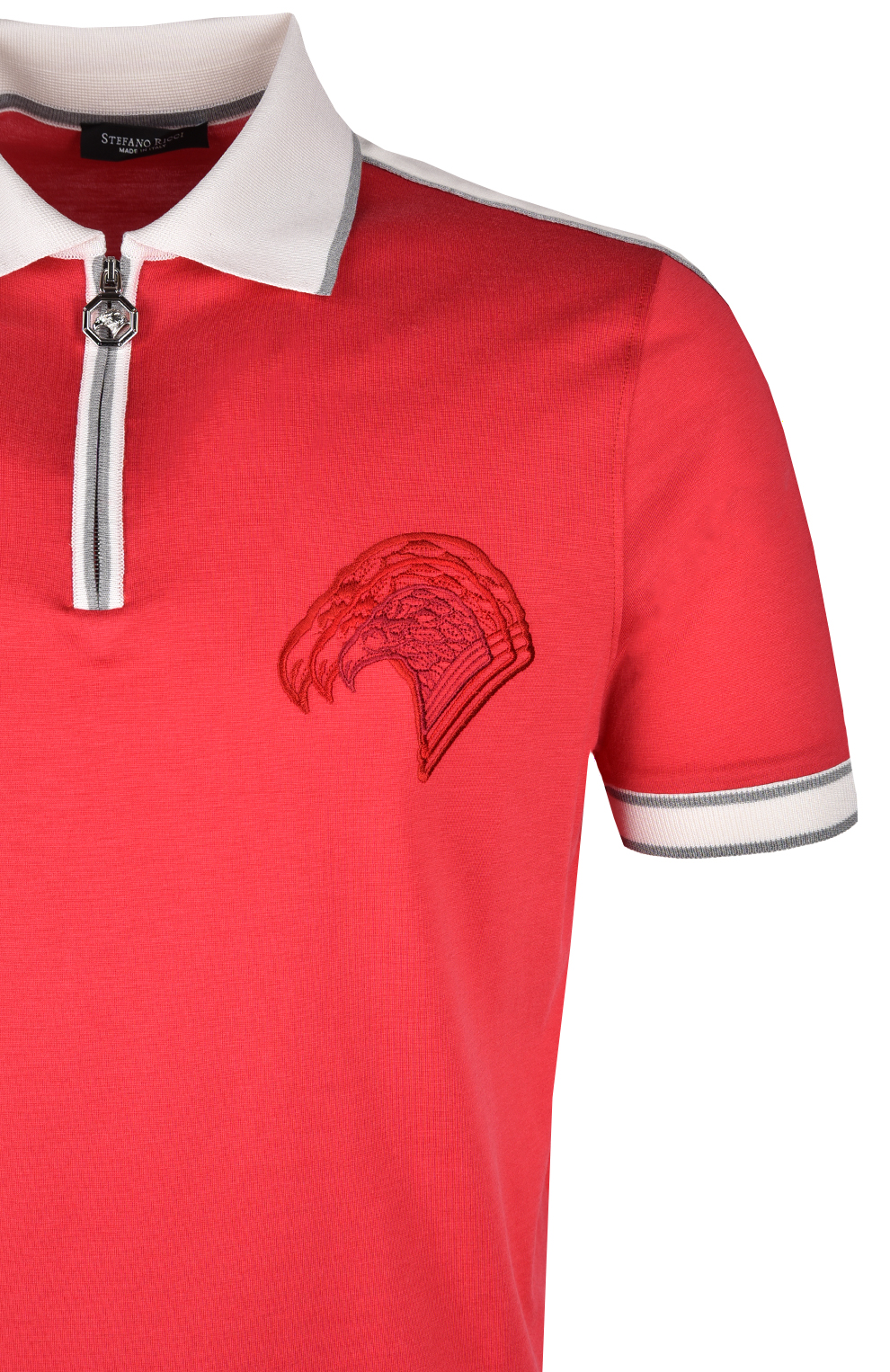 Поло из смеси шёлка и хлопка