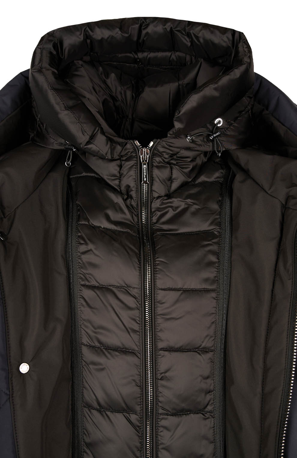 Парка с двойным капюшоном