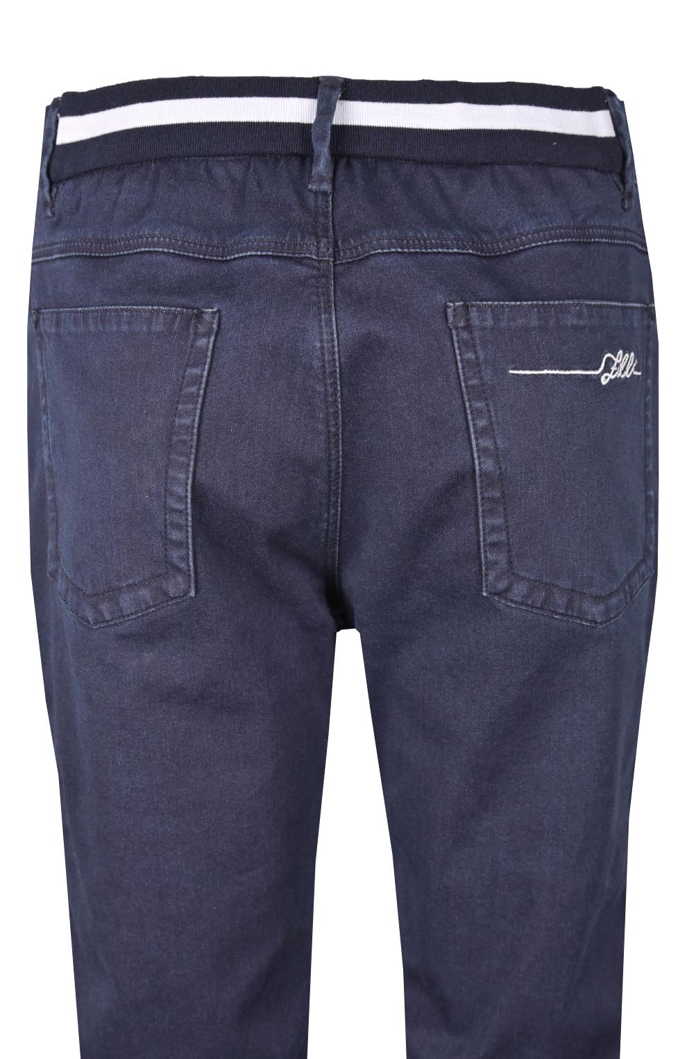 Джинсы эластичным поясом