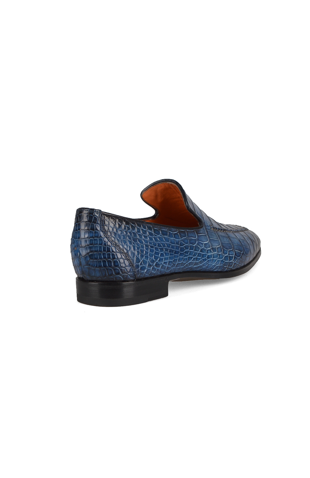 Лоферы из кожи крокодила