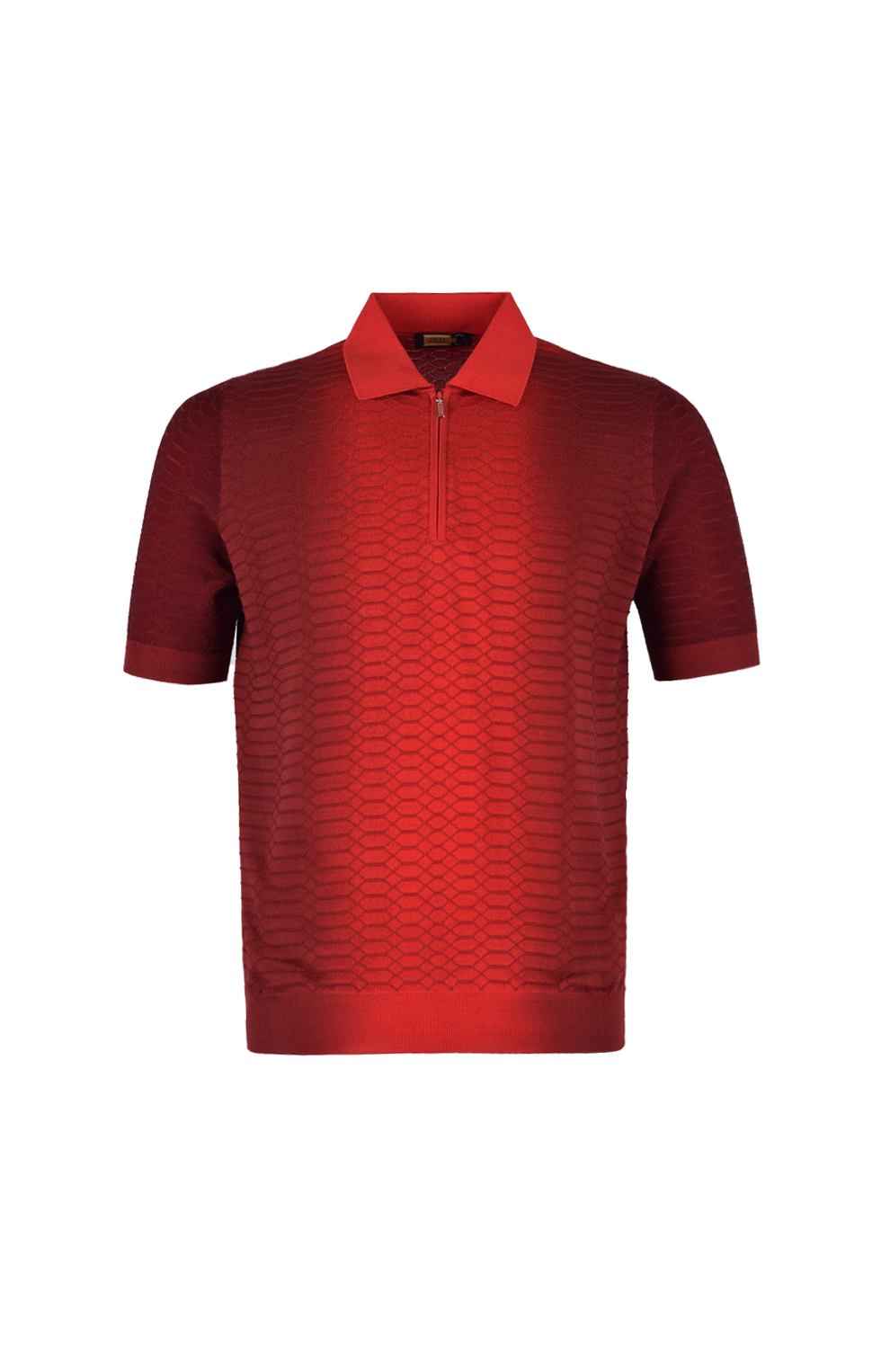 Поло из смеси шелка и хлопка