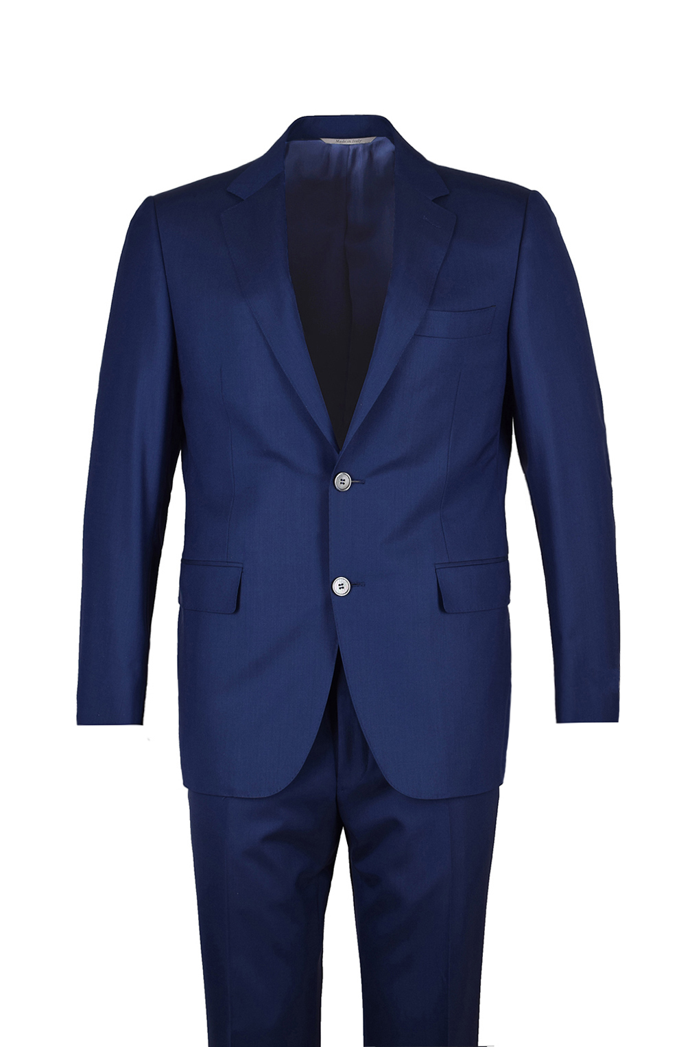 Однотонный шерстяной костюм