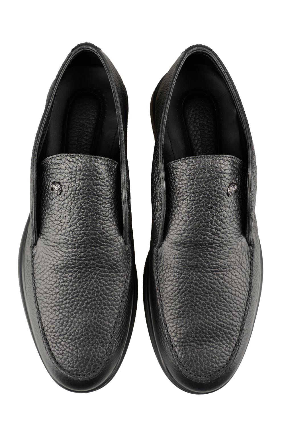 Высокие кожаные ботинки без шнуровки