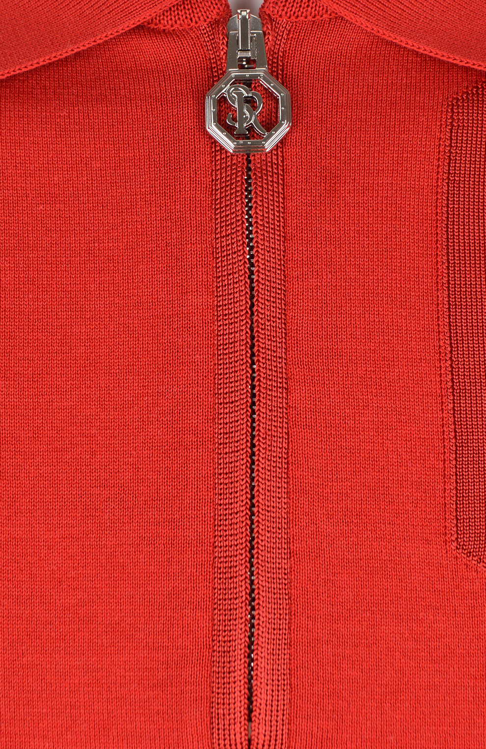 Поло из смеси хлопка и шёлка