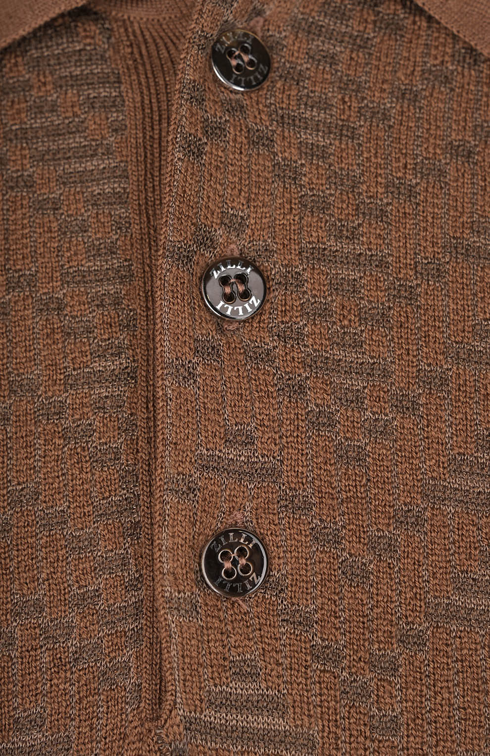 Поло из смеси шерсти, шёлка и кашемира