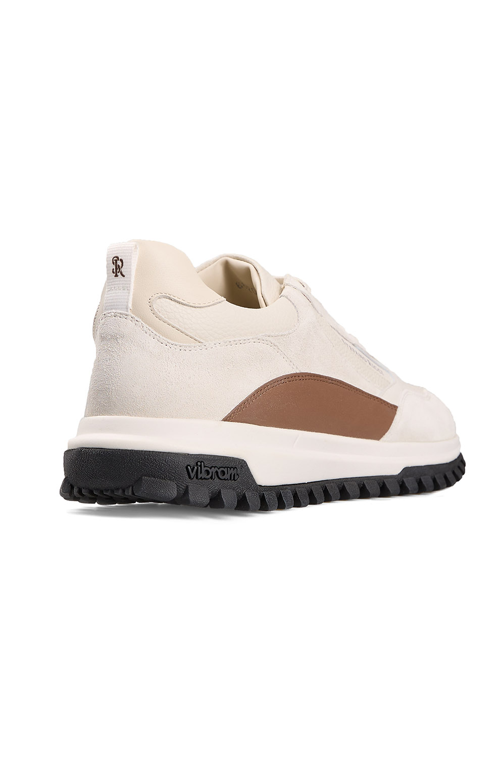 Сникеры из замши и телячьей кожи