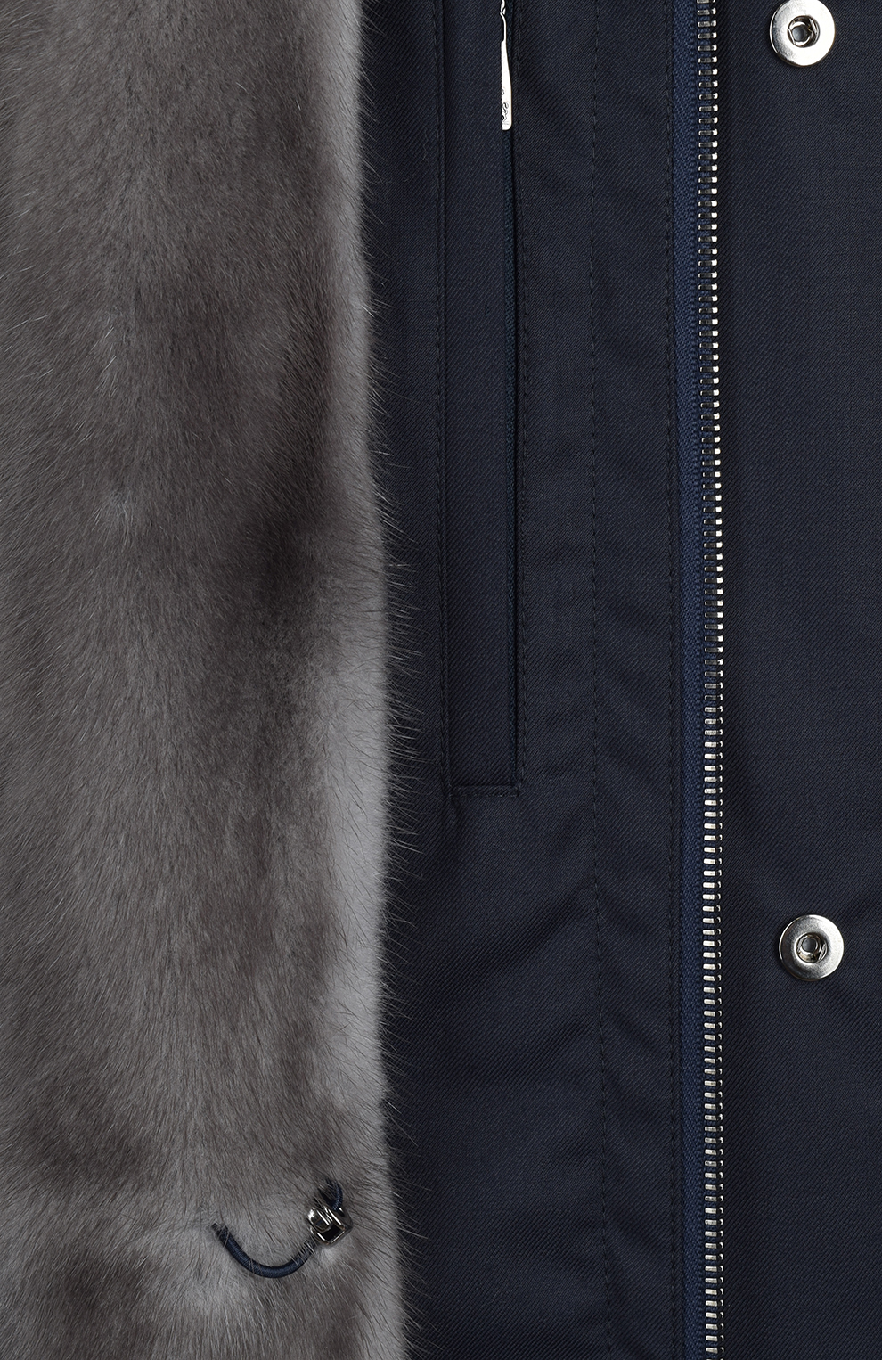Куртка со съемной внутренней отделкой из норки