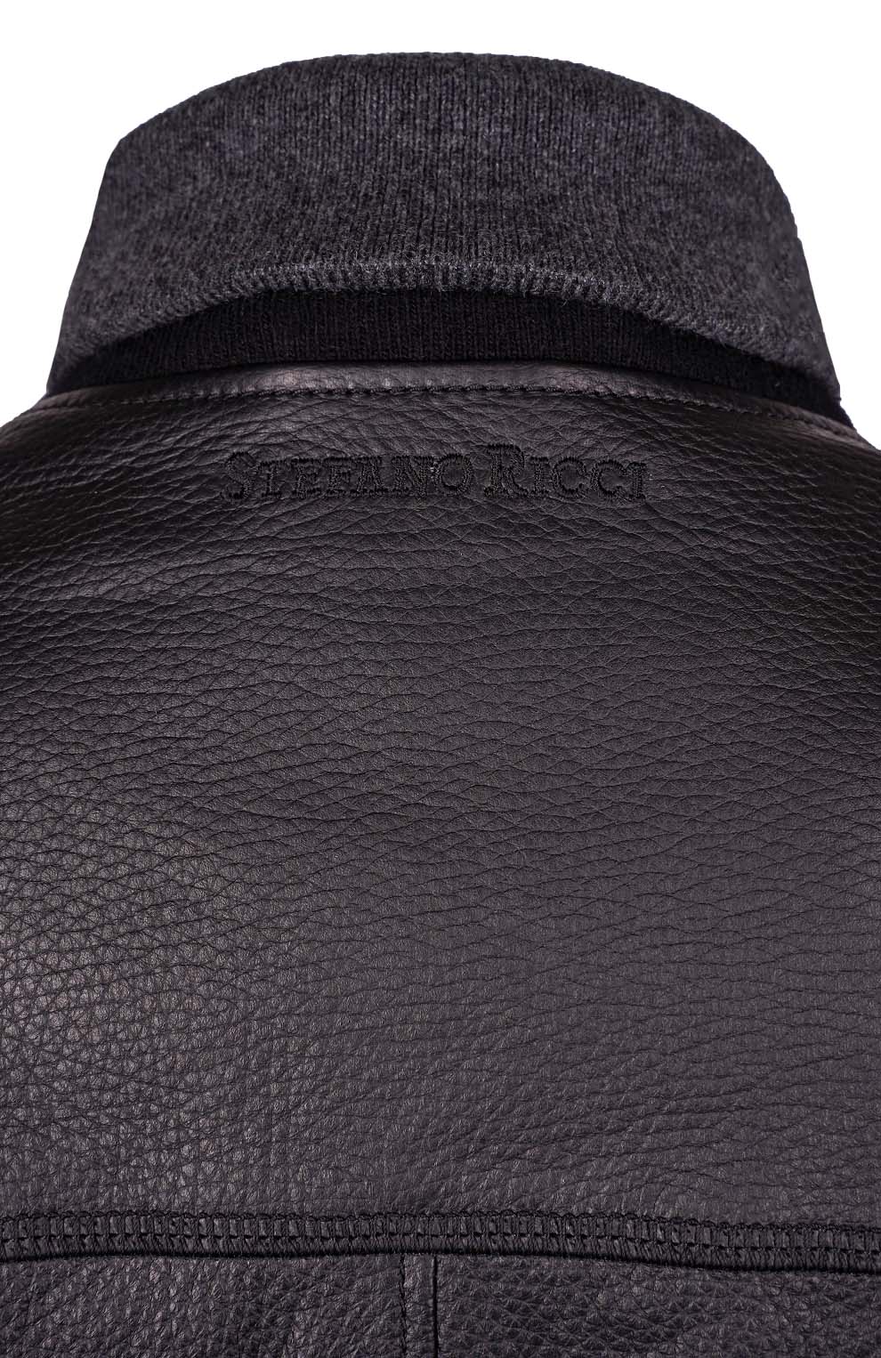 Куртка-блузон из кожи оленя