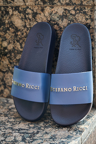 Кожаные шлёпанцы