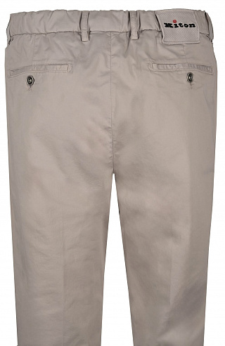 Брюки из эластичного хлопка