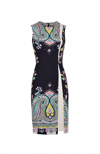 Платье - футляр с принтом