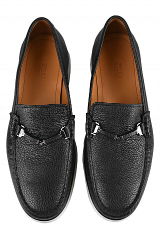 Кожаные лоферы