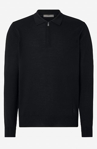 Поло из тонкой шерсти