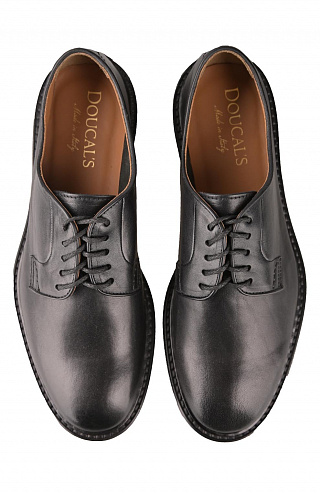 Дерби из гладкой кожи