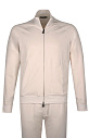 Спортивный костюм из эластичного хлопка и нейлона сливочного цвета