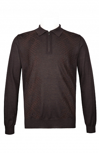 Поло из смеси кашемира и шёлка