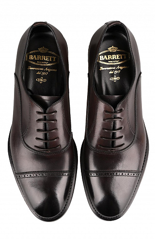 Оксфорды с отрезным миндалевидным мысом