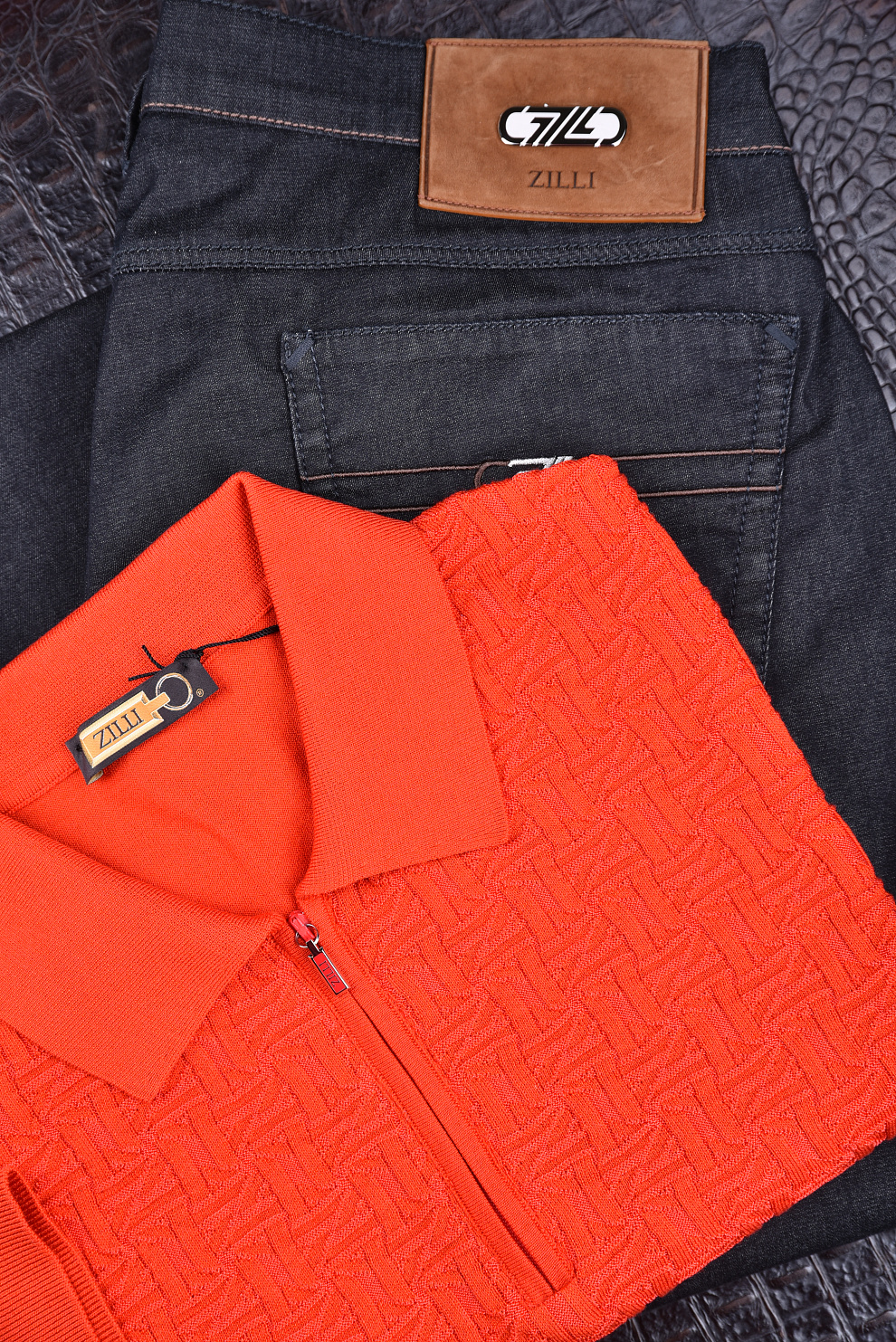 Поло из смеси шёлка и хлопка