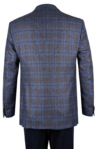 Шерстяной пиджак с накладными карманами