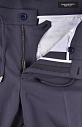 Хлопковые брюки с полуэластичным поясом на кулиске